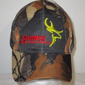 New 3 Oaks Adjustable Camo with Camo Back Baseball Cap , Hook &Loop Adjust # 763